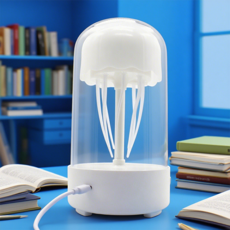 Vibrant jellyfish aquarium light – mimics floating sea creatures, casts mesmerizing glow. Unique visual allure, elevates tank ambiance. Perfect for aquatic enthusiasts.